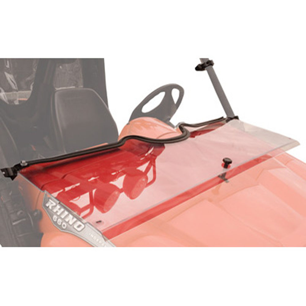 Tusk UTV +2" Hinged Folding Windshield Yamaha Rhino 700 FI 4x4 0413