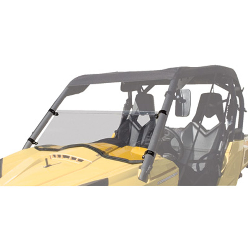 Tusk UTV +2" Hinged Folding Windshield CanAm Commander 1000 1114