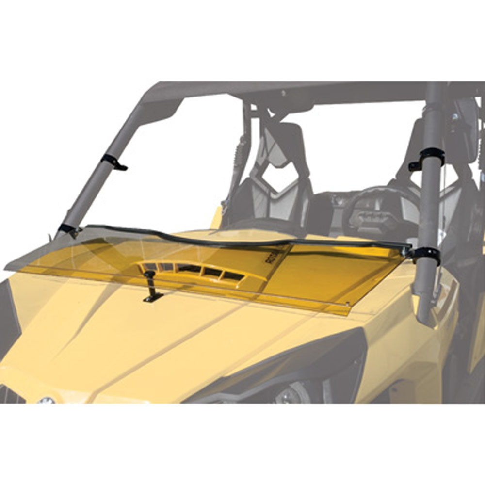 Tusk UTV +2" Hinged Folding Windshield CanAm Commander 1000 800R 11